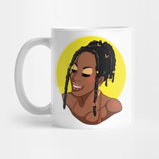 Black Woman So Happy Mug